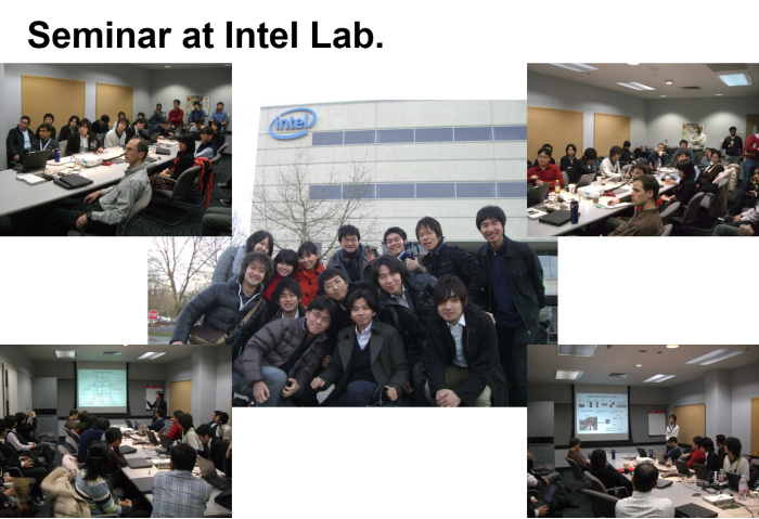 Seminar at Intel Lab.